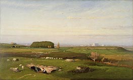 In the Roman Campagna, 1873 by George Inness | Painting Reproduction