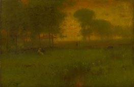 Summer Evening, Montclair, New Jersey | George Inness | Gemälde Reproduktion