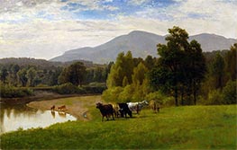 Pasture Lands, 1867 by George Inness | Painting Reproduction