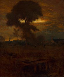 Afterglow, 1893 by George Inness | Painting Reproduction