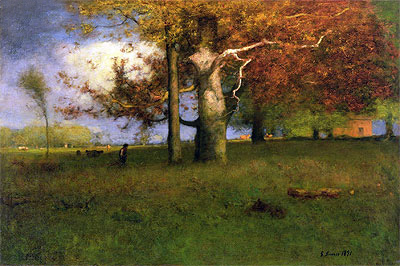 Early Autumn, Montclair, 1891 by George Inness | Painting Reproduction