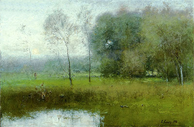 Summer, Montclair (New Jersey Landscape), 1891 | George Inness | Gemälde Reproduktion