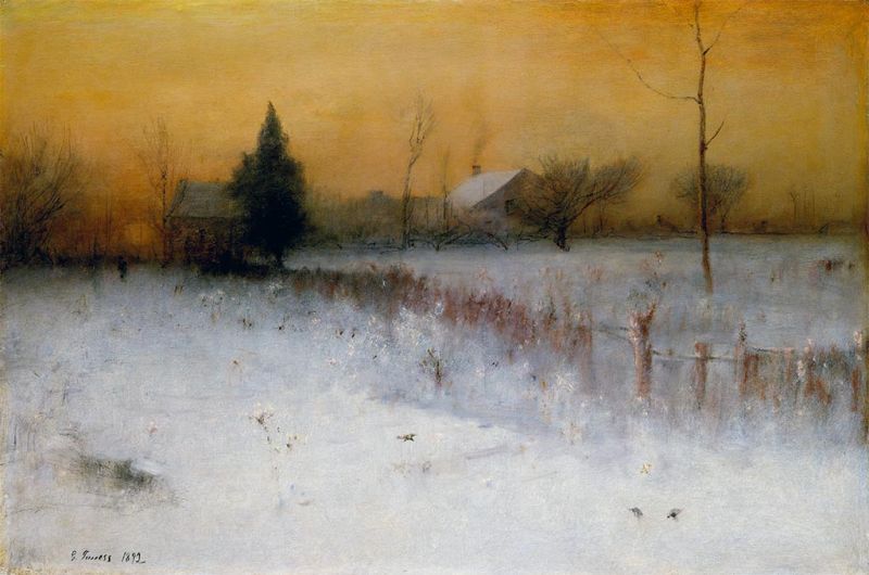 The Home at Montclair, 1892 by George Inness | Painting Reproduction
