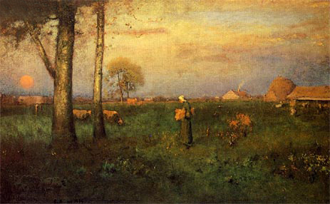 Sundown, 1894 by George Inness | Painting Reproduction