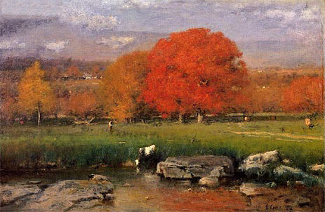Morning, Catskill Valley, 1894 | George Inness | Gemälde Reproduktion