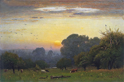 Morning, c.1878 by George Inness | Painting Reproduction
