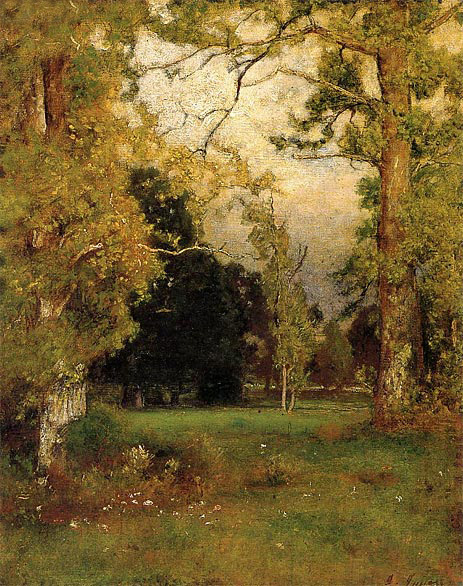 Late Afternoon, c.1882 by George Inness | Painting Reproduction