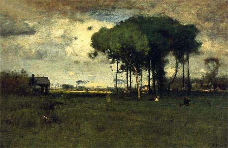 Georgia Pines - Afternoon, 1886 | George Inness | Gemälde Reproduktion