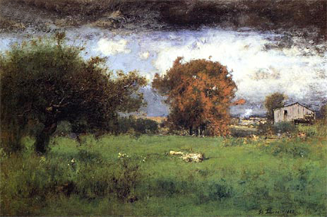 Early Autumn, Montclair, 1888 by George Inness | Painting Reproduction