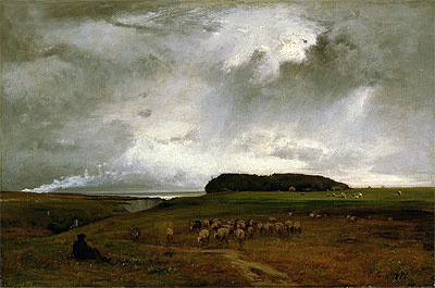 The Storm, 1876 | George Inness | Painting Reproduction
