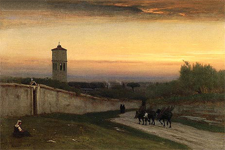 Twilight, 1875 | George Inness | Gemälde Reproduktion