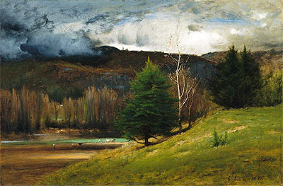 Kearsarge Village | George Inness | Painting Reproduction