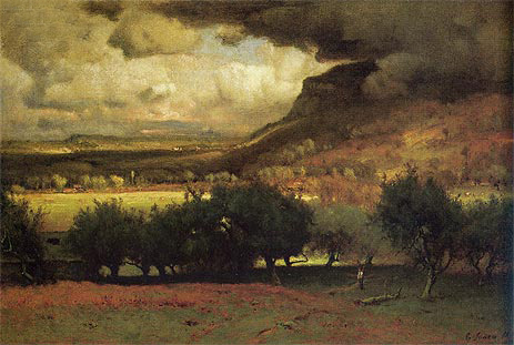The Coming Storm, 1872 | George Inness | Painting Reproduction