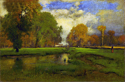 October, 1886 | George Inness | Gemälde Reproduktion