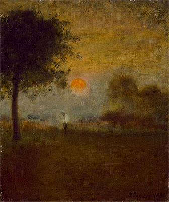 Mondaufgang, 1891 | George Inness | Gemälde Reproduktion