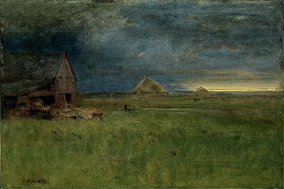 The Lone Farm, Nantucket | George Inness | Painting Reproduction