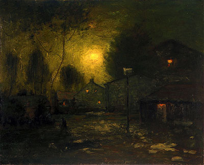 Mondlicht | George Inness | Gemälde Reproduktion
