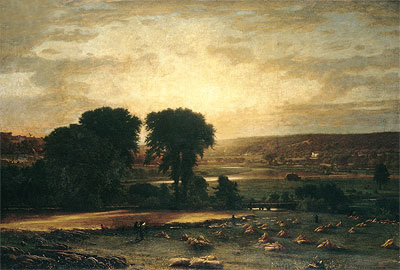 Peace and Plenty, 1865 | George Inness | Gemälde Reproduktion