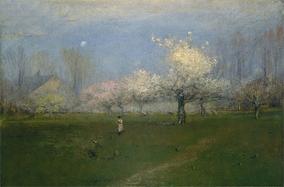 Spring Blossoms, Montclair, New Jersey, c.1891 | George Inness