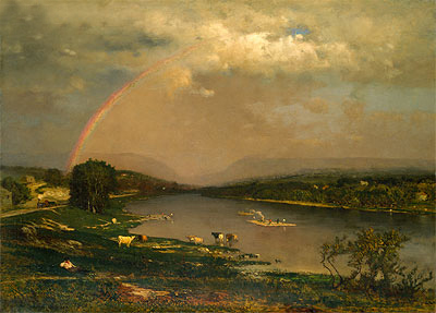 Delaware Water Gap, 1861 | George Inness | Gemälde Reproduktion