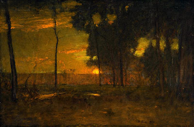 Golden Glow (The Golden Sun), 1894 | George Inness | Painting Reproduction