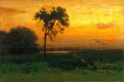 Sunrise, 1887 | George Inness | Gemälde Reproduktion