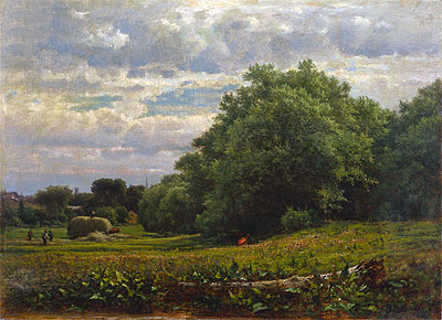 Harvest Time, 1861 | George Inness | Painting Reproduction