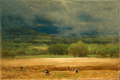 The Wheat Field | George Inness | Painting Reproduction