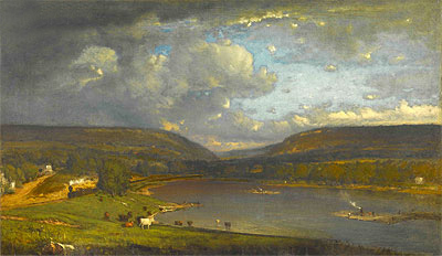 On the Delaware River, c.1861/63 | George Inness | Painting Reproduction