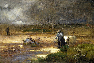 Homeward, 1881 | George Inness | Gemälde Reproduktion