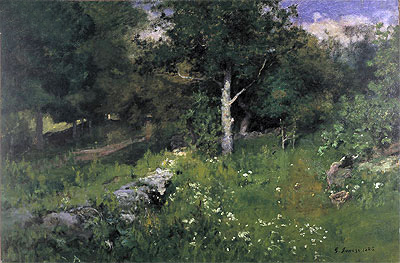 Summer Foliage, 1883 by George Inness | Painting Reproduction