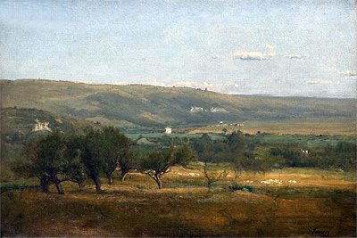 Italy, c.1872/74 by George Inness | Painting Reproduction