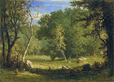 Elf Ground, c.1860 | George Inness | Gemälde Reproduktion