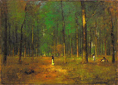 Georgia Pines, 1890 by George Inness | Painting Reproduction