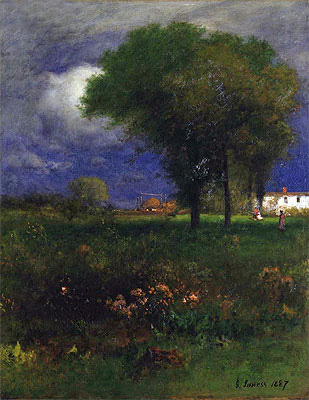 September Afternoon, 1887 | George Inness | Gemälde Reproduktion