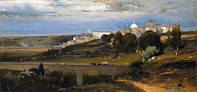 Ariccia, 1874 by George Inness | Painting Reproduction