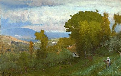Albano, Italy, n.d. | George Inness | Gemälde Reproduktion