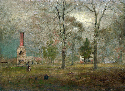 Grey day, Goochland, 1884 | George Inness | Painting Reproduction
