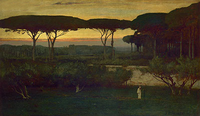 The Monk | George Inness | Painting Reproduction