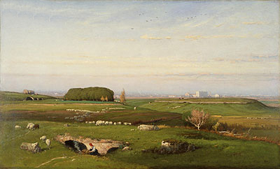 In the Roman Campagna, 1873 | George Inness | Gemälde Reproduktion