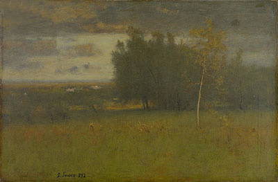 The Valley on a Gloomy Day, 1892 | George Inness | Painting Reproduction