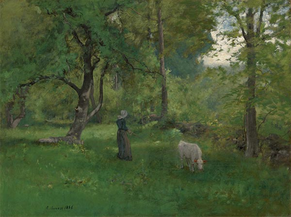 Green Landscape, 1886 | George Inness | Painting Reproduction