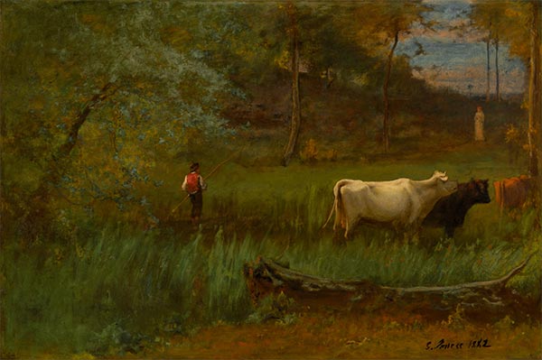 A Pastoral, c.1882/85 | George Inness | Painting Reproduction