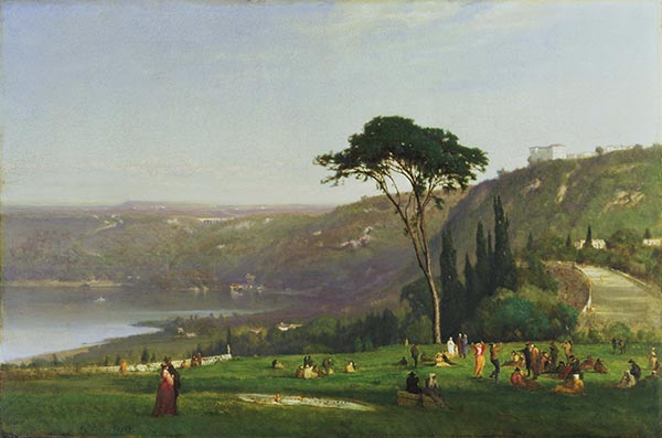 Lake Albano | George Inness | Painting Reproduction