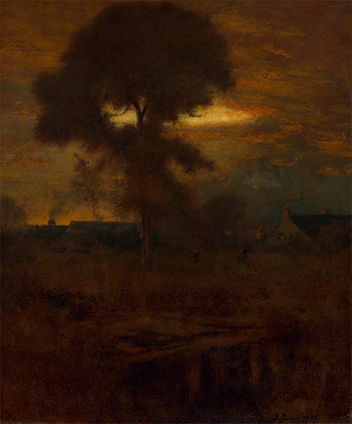 Afterglow | George Inness | Painting Reproduction