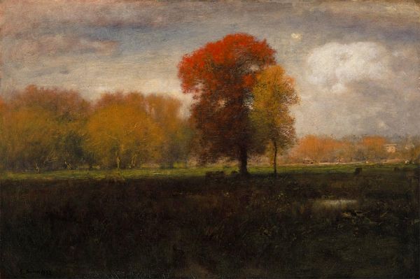 An Indian Summer Day, 1892 | George Inness | Gemälde Reproduktion