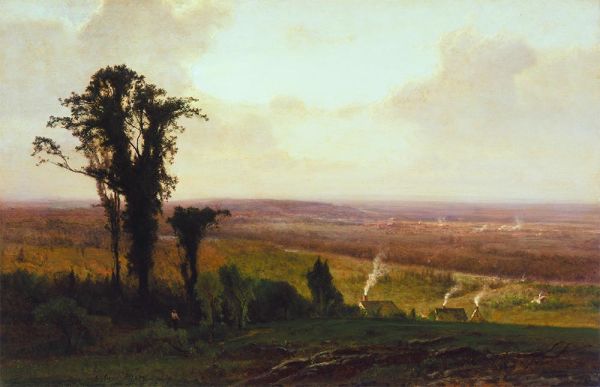 Das Hudson-Tal, 1870 | George Inness | Gemälde Reproduktion