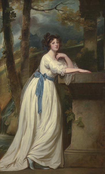 Portrait of Mrs. Andrew Reid, c.1780/88 by George Romney | Painting Reproduction