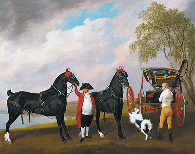 The Prince of Wales's Phaeton, 1793 | George Stubbs | Painting Reproduction