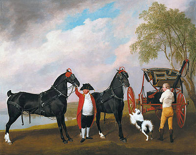 The Prince of Wales's Phaeton, 1793 by George Stubbs | Painting Reproduction